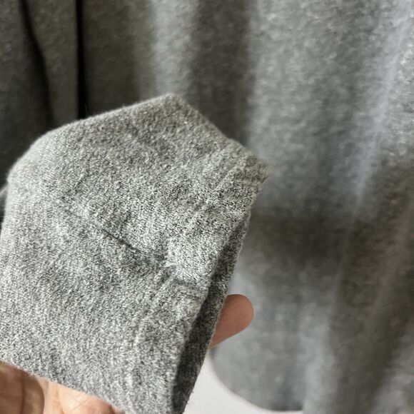 Marine Layer Gray Men’s Henley Long Sleeve Shirt GraySoft Knit Pullover Size L - Picture 5 of 8